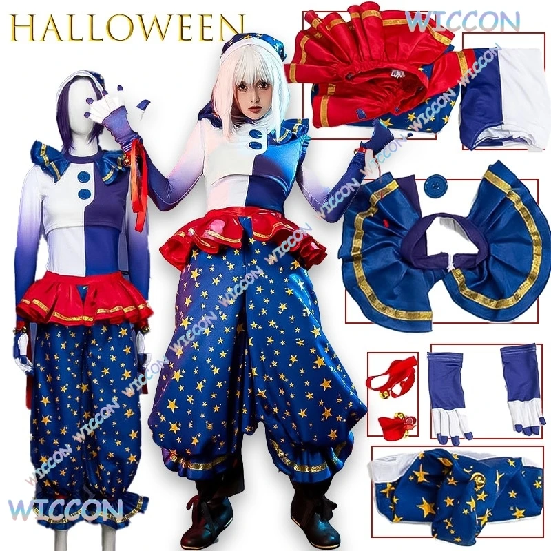 

MoonDro Джокер Хэллоуин Косплей Костюм Полный Комплект С Макияжем Парик Аксессуары Мужчины Женщины Наряд Из Arkham Asylum