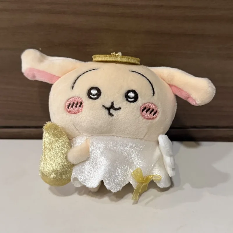 Chiikawa Cartoon Christmas Angel Usagi Plush Doll Cute Creative Backpack Keychain Pendant Japanese Cute Toy Friends Holiday Gift