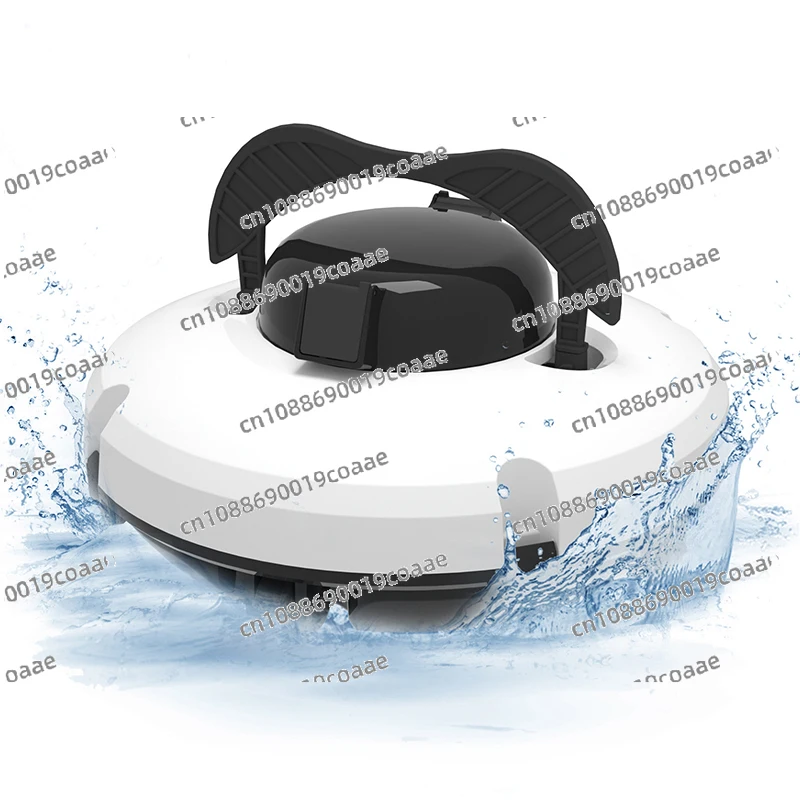 Cordless Smart Robotic Pool Cleaner Automatic Pool Vacuum Cleaner With Self Parking Function  Underwater Pool Cleaning Machine