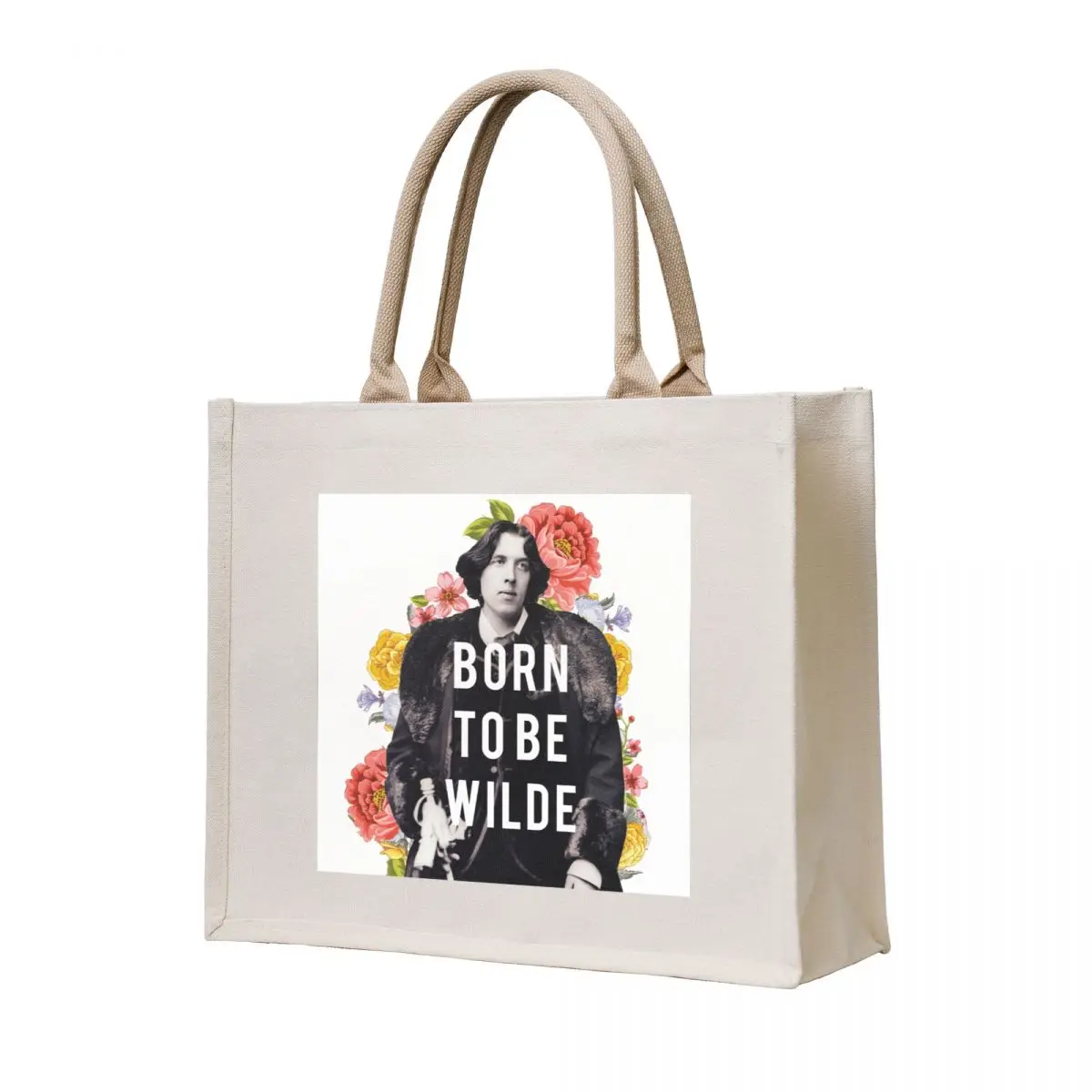 

born to be wilde Tote Bag hand bag ladies Women bags supermarket folding bag