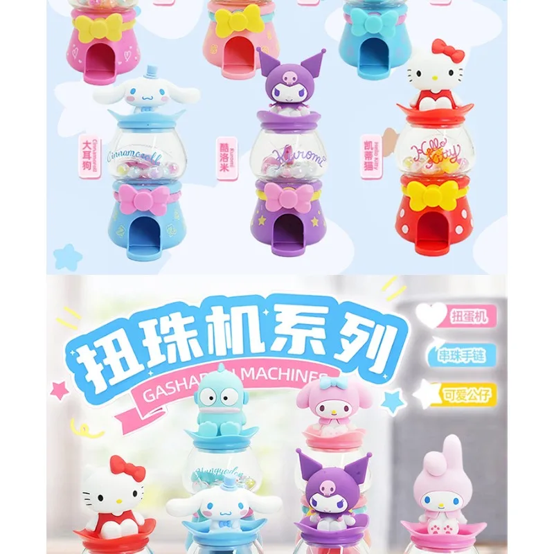 Sanrio Characters Capsule Toy Machine Blind Box Cute My Melody Cinnamoroll Mini Capsule Toy Machine Desk Decor Collection Gift view 6