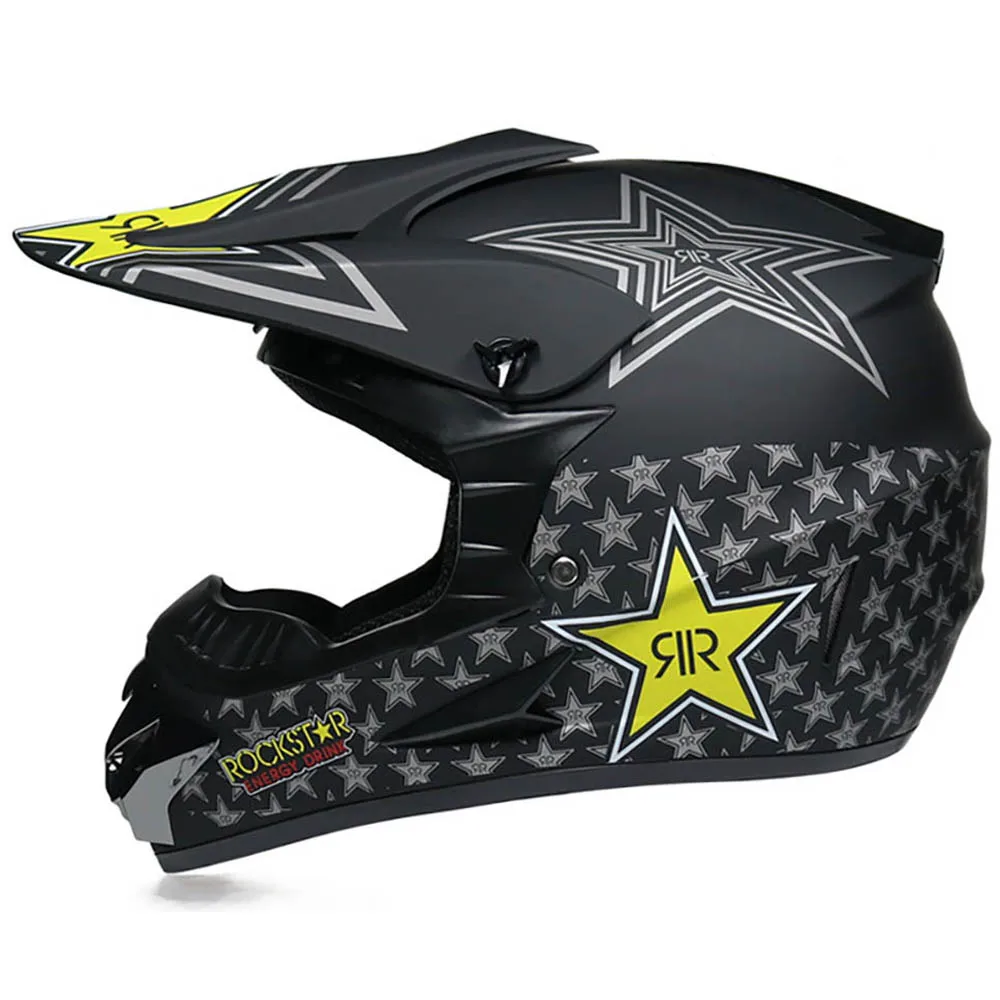 Caschi da moto Caschi versatili Design a doppio specchio Caschi da moto da uomo Caschi con maschera integrale Accessori per moto