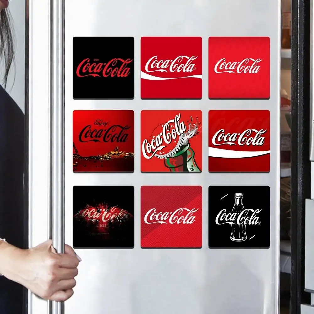 Imanes C-Coca-Cola, imanes personalizados para nevera, imanes personalizados para cocina, pizarra blanca, decoración del hogar, regalo de oficina