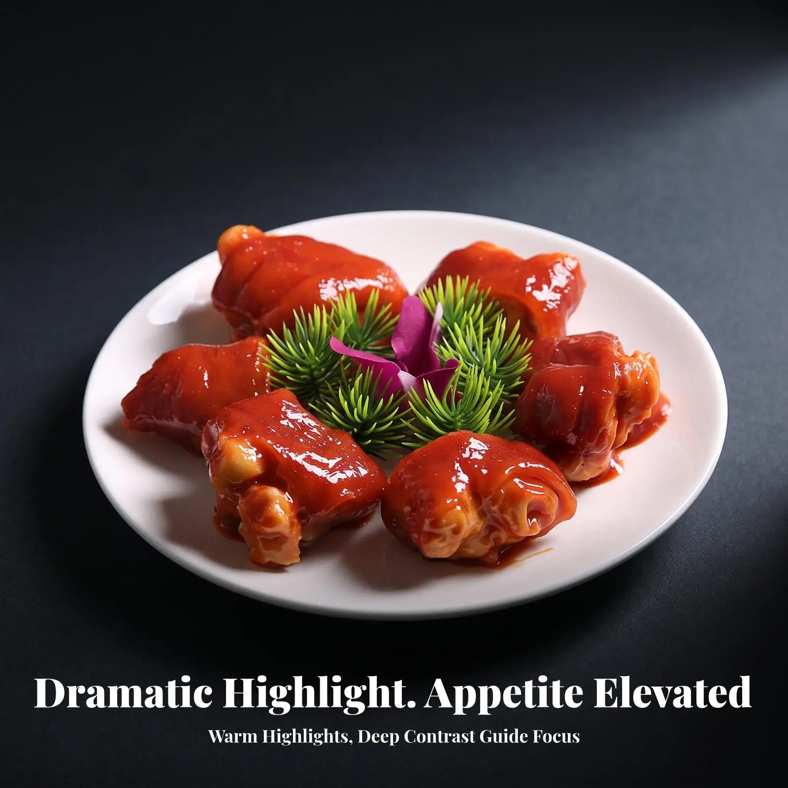 Authentic Imitation Food Plate | Glossy Detailed Surface, Artificial Dish on plate, for Restaurant Showcase