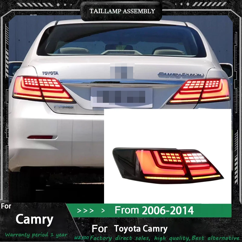 

LED TailLight For Toyota Camry 2006-2014 xv40 Aurion 2006-2011 Rear Lamps Start Up Animation DRL Brake Turn Signal
