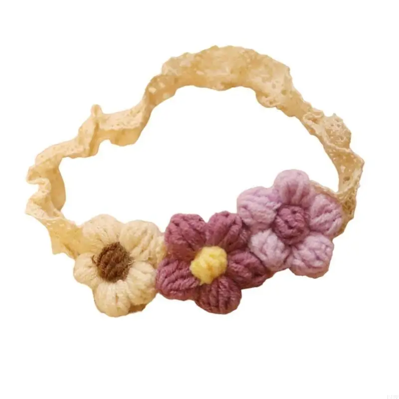 

F19F Lovely Baby Headband Elastic Little Girls Headband Fashionable Headband Lovely Hair Ornament Comfortable Wearing