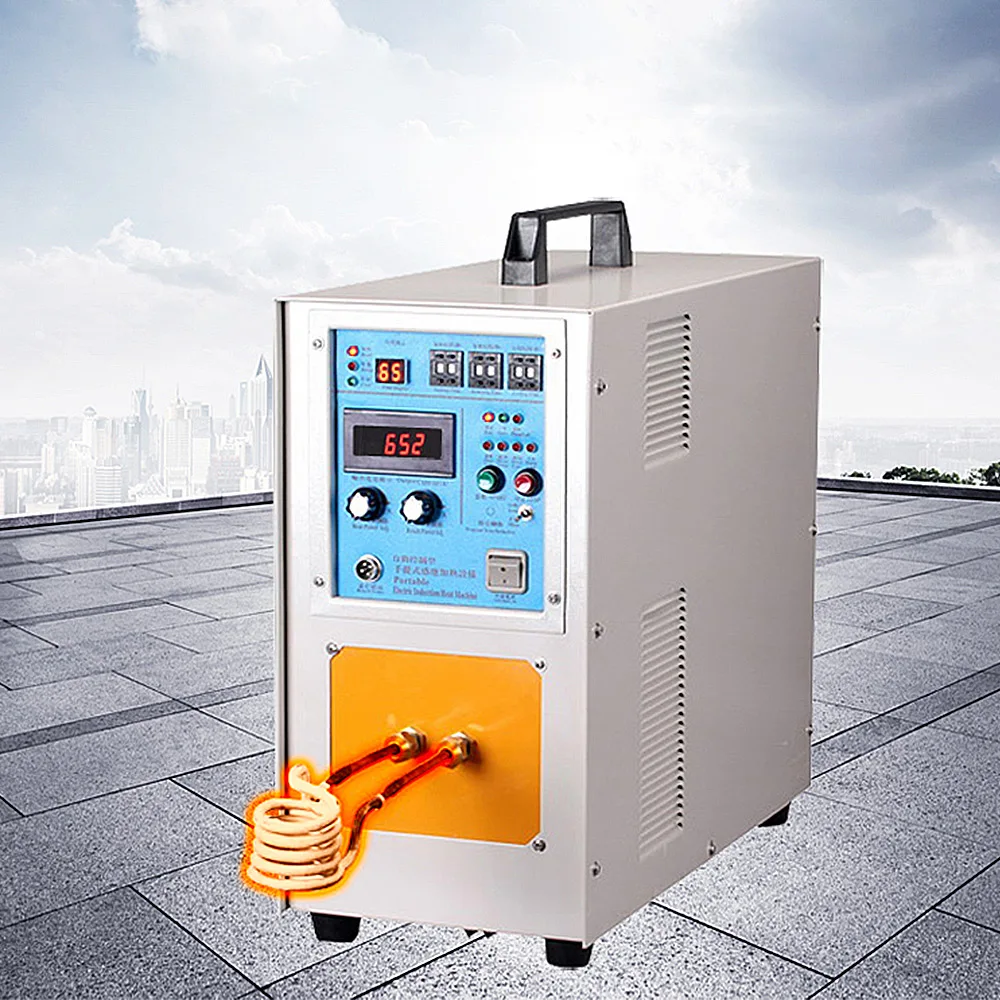 Quenching and annealing equipment High frequency welding machine Metal melting furnace 25kw High frequency induction heater