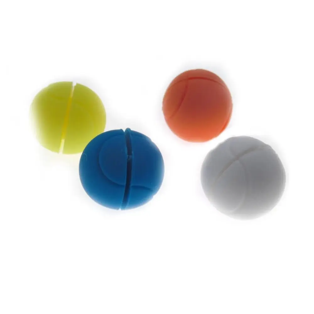 

Tennis Shape Tennis Racket Damper Anti-Shock Silicone Vibration Dampeners Anti-Vibration Personality Tennis Shock Absorber
