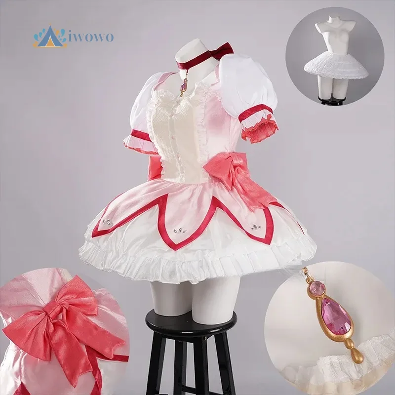 

Костюм для косплея SSR Мадока: Боевой костюм Канамэ, парик для Хэллоуина, Mahoushoujo Magic Girl Puella Magi Magica