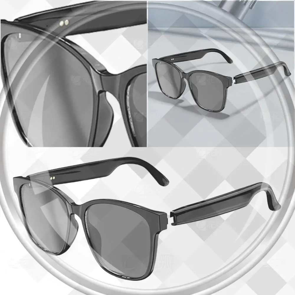 

Smart Glasses Earphones Support 75 Languages Automatic Voice Translation AI Glasses for Travel Business Meeting