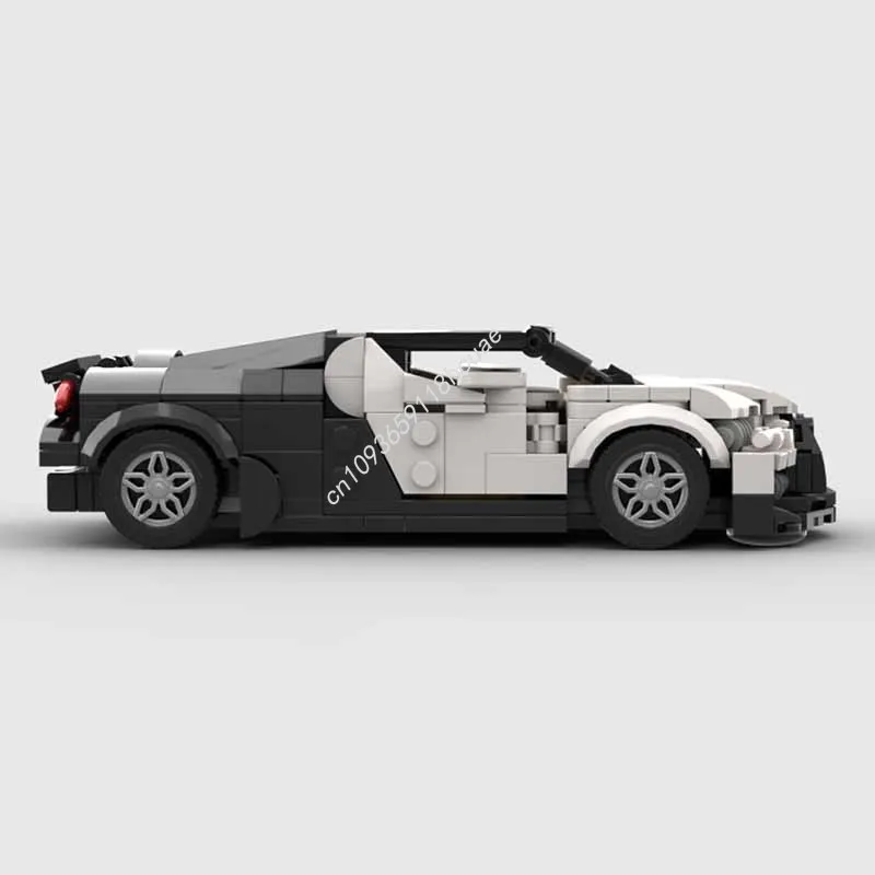 440 elementów MOC Bugatti Tourbillon City Champions Supercar Model Klocki Konstrukcyjne DIY Zabawki Modułowe Kreatywne dla Dzieci Prezenty Świąteczne