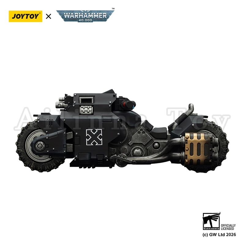 JOYTOY 1/18 Action Figure 40K Blood Angels Space Wolves Raven Guard Raider-pattern Combat Bike Anime Model Toy