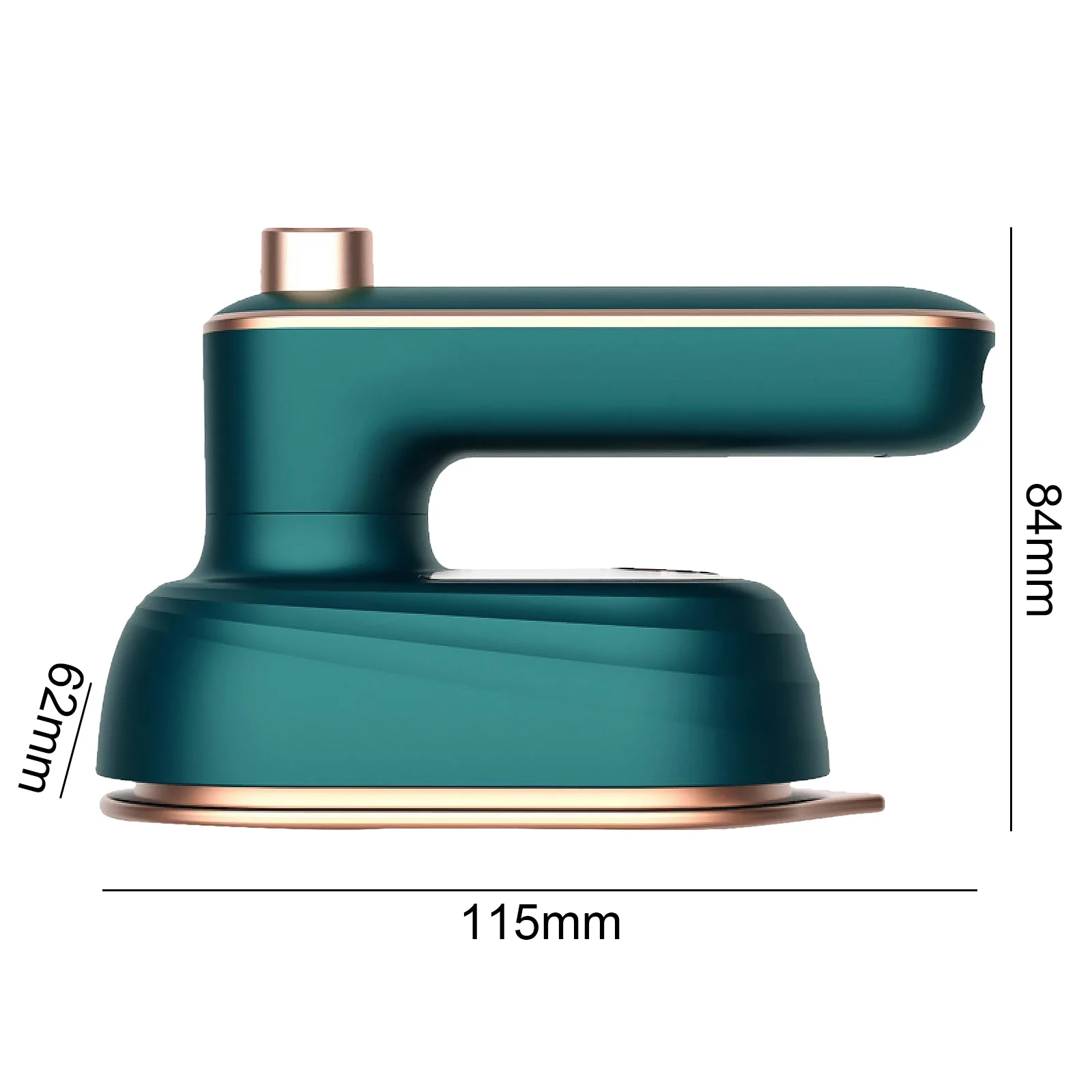 UK Plug Handheld Steam Iron 360 Degree Rotatable Handheld Ironing Machine Wet Dry Use Mini Garment Steamer for Home Travel Use