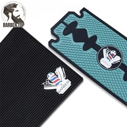 Barbershop Haircut Tool Anti-slip Mat Hairdressing Tools Storage Mat Barber Clippers Scissors Display Pad Hair Accessories