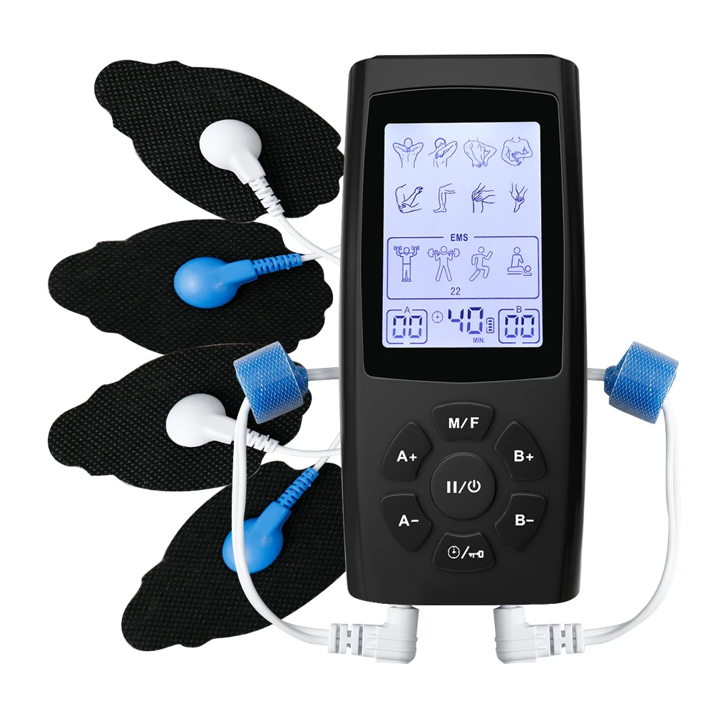 

New 28 Modes Tens EMS Electric Muscle Stimulator Body Massager Digital Therapy Machine Meridian Physiotherapy Pulse Pain Relief