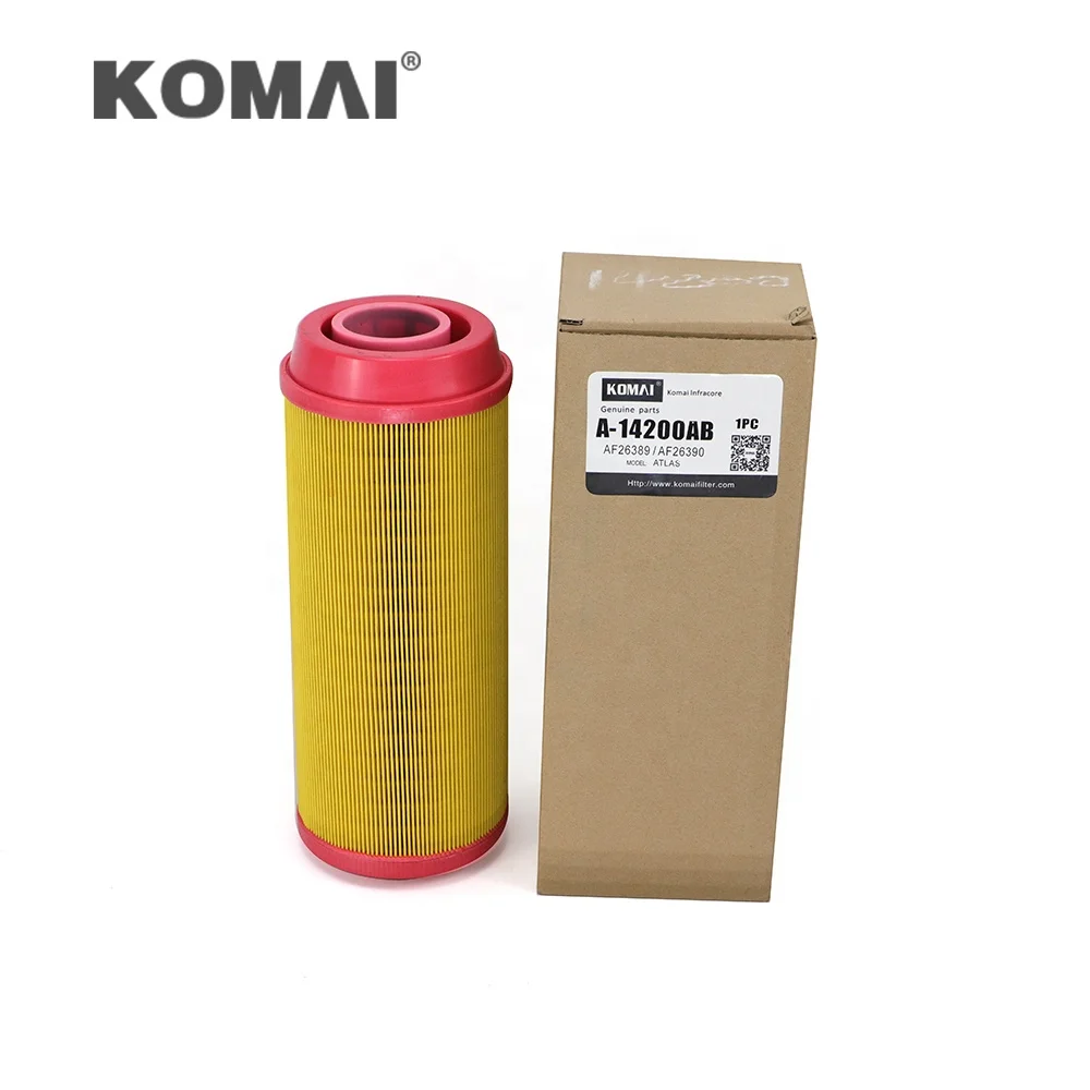 For Intake Excavator Air Filter Cartridge C14200 32/925254 C 14200/3 129939-12621 19111-12001 65b0225 Af26389