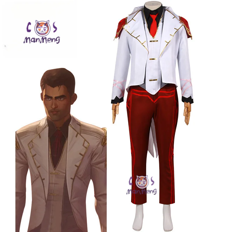 Arcane Season 2 Jayce LOL Cosplay Costume Vest jacket tie pants handsome party carnival suit men women fashionable uniform Jayce