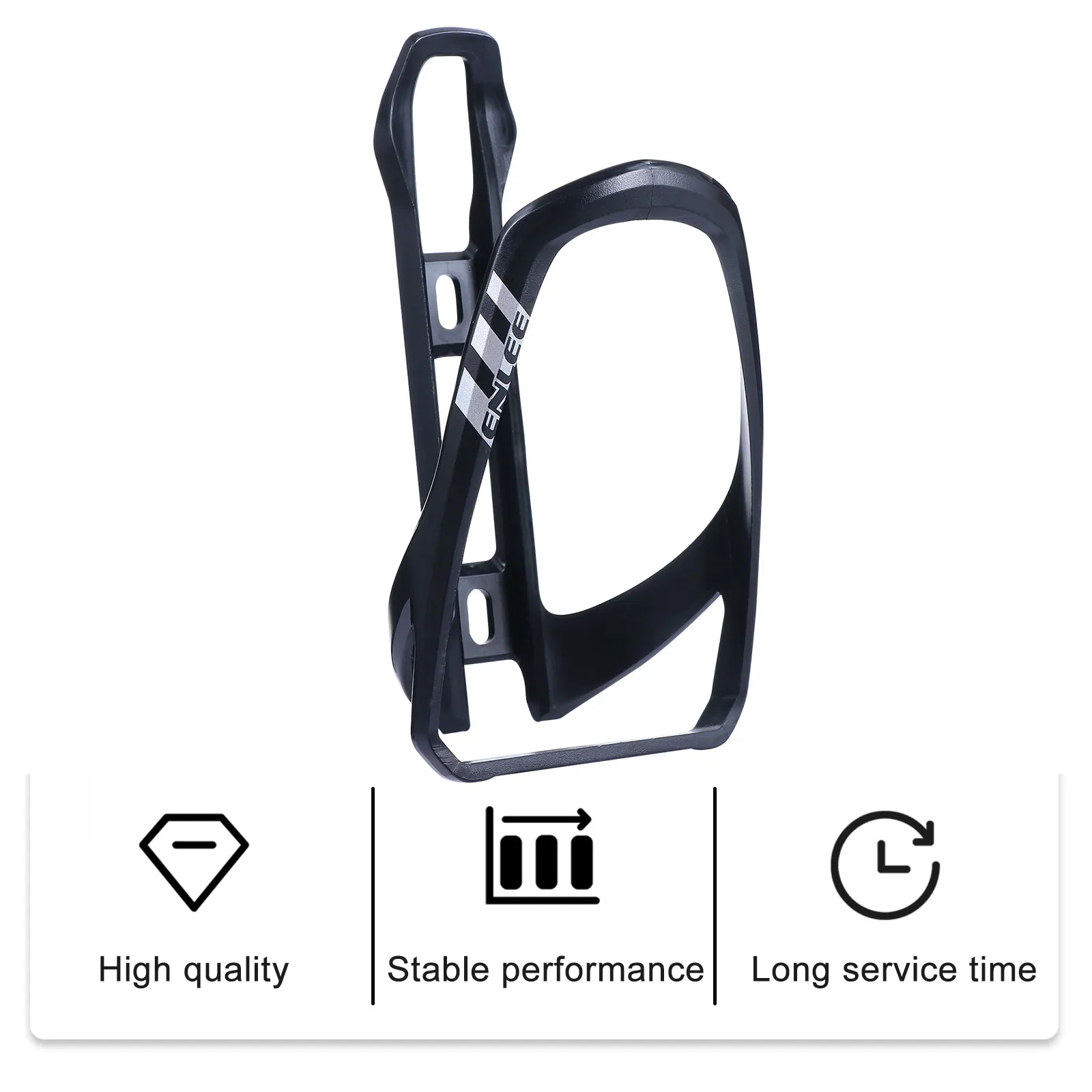 Bike Water Bottle Holder Lightweight Durable Plastic Rack Easy Access Mountain Folding Bike Water Bottle Cage Cup Storage Rack