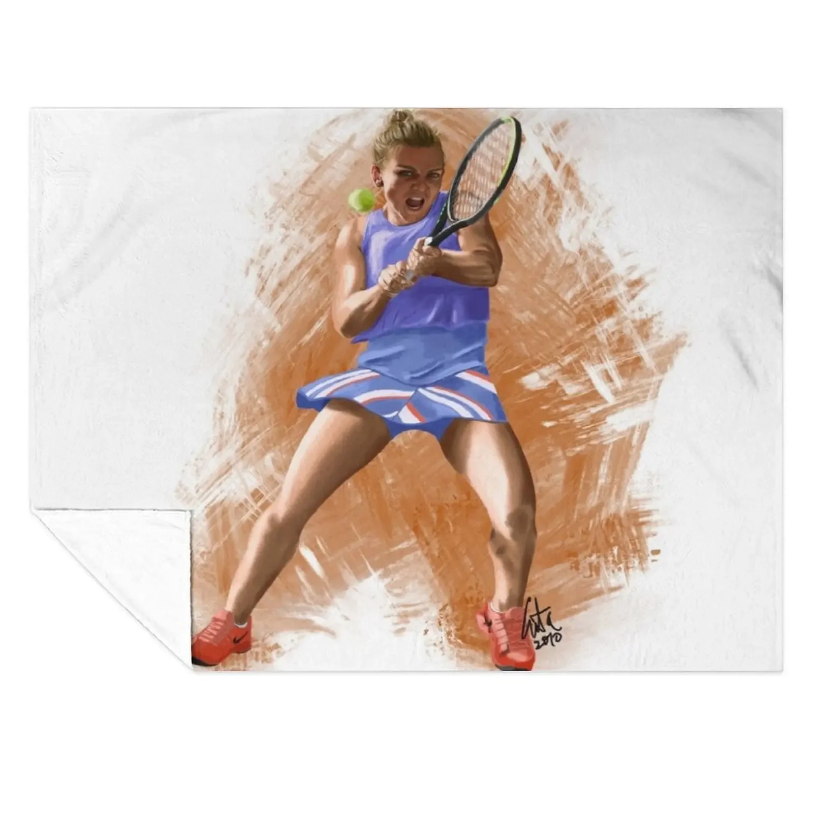 

Simona Halep 2020 Throw Blanket Bed Fashionable Bed For Baby Weighted Blankets