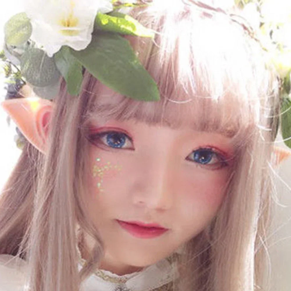 1-10Pairs Halloween Elf Ears,Latex Ears for Angel,Halloween Cosplay Decoration,Masquerade Costume,Fairy Photo Props for Girl image 5