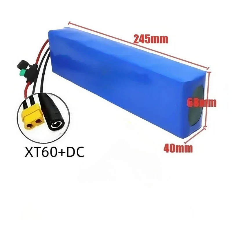 48V 13S2P 8Ah 18650 Powerful Battery Pack, Rechargeable Li-ion Battery Pack, for Riding Bike/Scooters, or with 54.6V 2A Charger