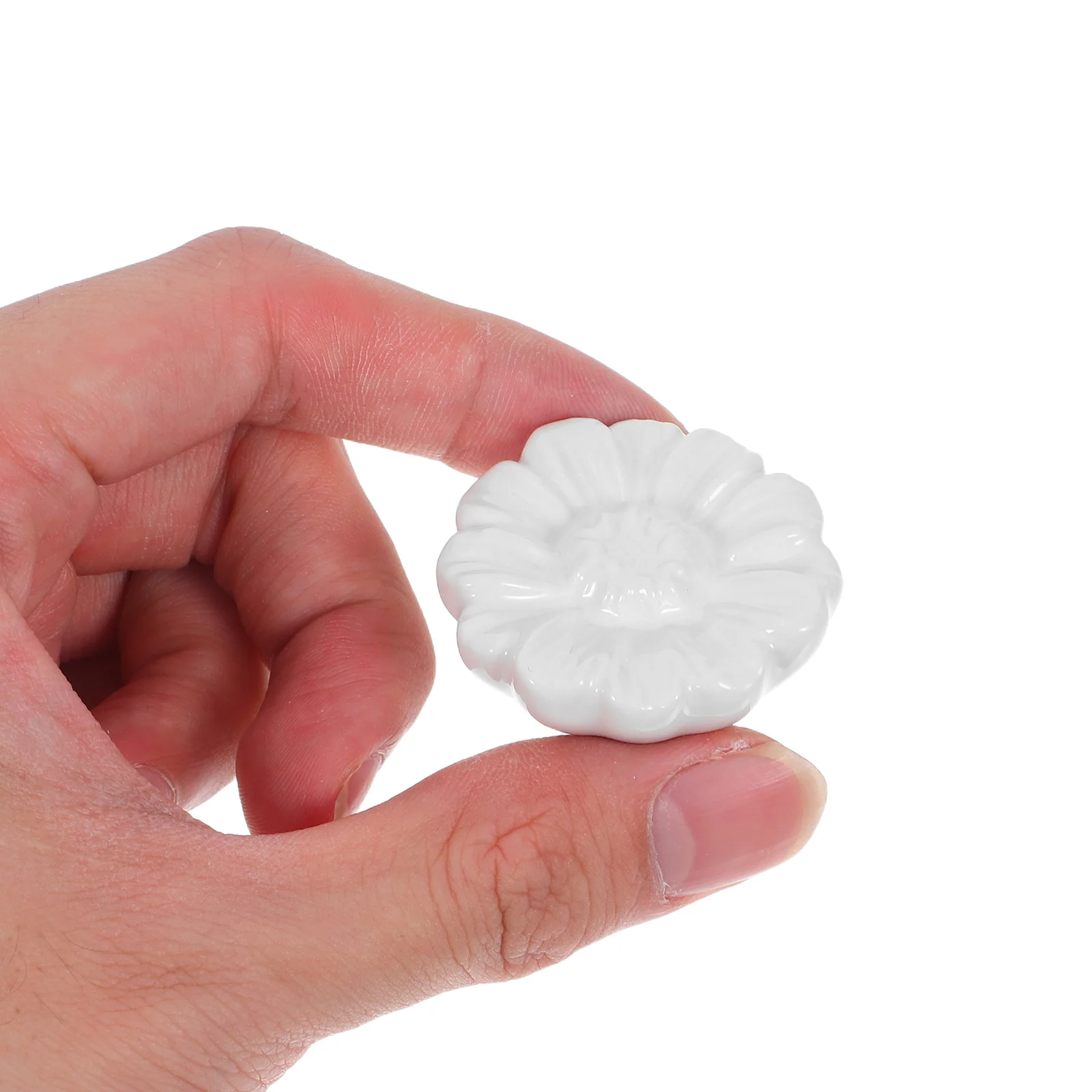 

6Pcs Vintage Daisy Flower Ceramic Drawer Knobs Decorative Cabinet Pulls Furniture Handles Cabinet Knobs Flower Drawer Knob