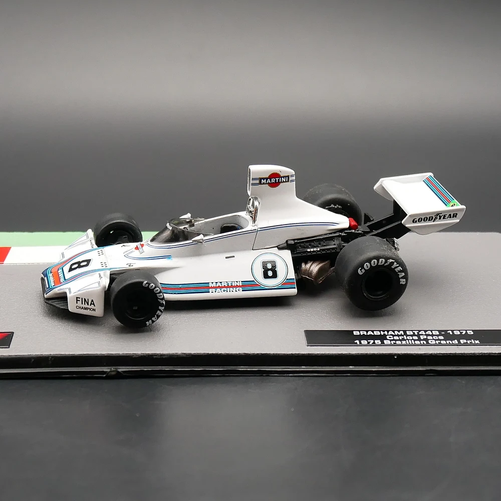 Ixo 1:43 Brabham BT44B 1975 Carlos Pace Diecast Car Model Metal Toy Vehicle