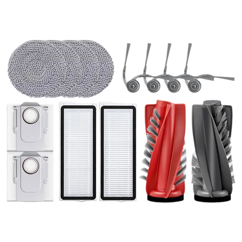 ABUS-로보락 Qrevo 5AE Curv / S5X / 5A1 / 5XC / Curvc 진공 청소기 부품 메인 롤러 사이드 브러시 HEPA 필터 걸레 천 먼지 봉투