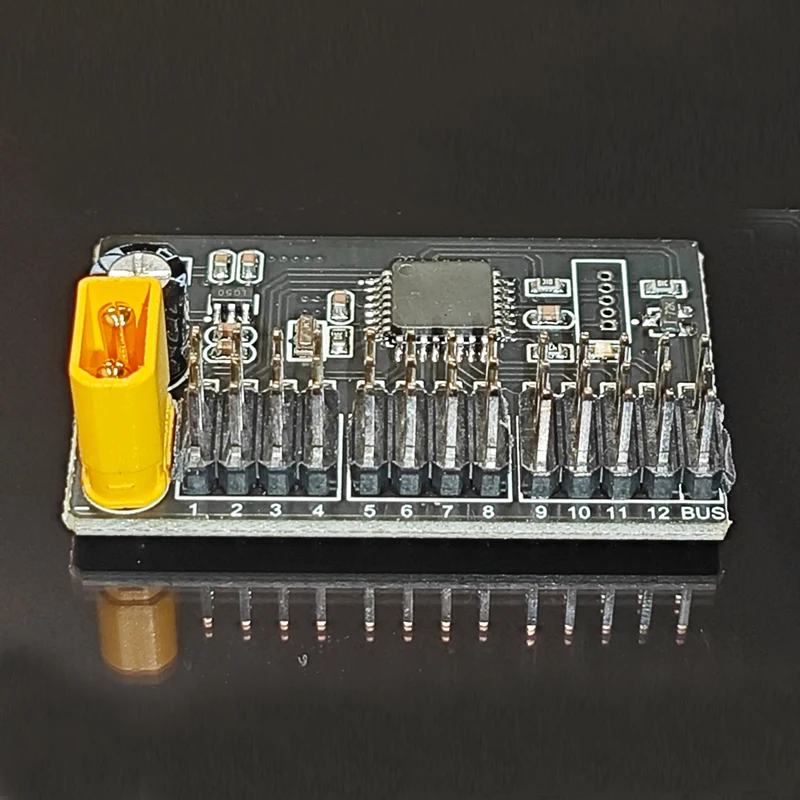 1PC 12-Channel SBUS to PWM Converter Expansion Board with XT30 WiFi Parameter Tuner Module Supporting Channel Reuse for RC Drone