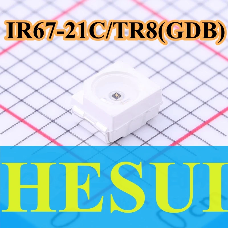 1/50PCS Infrared emission tube IR67-21C/TR8(GDB) Original SMD3528