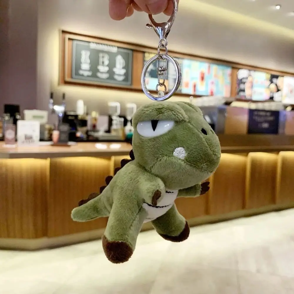 Accessories Car Key Ring Cartoon Doll Soft Toy Animal Dolls Backpack Pendant Plush Keyring Stuffed Toys Dinosaur Plush Keychain