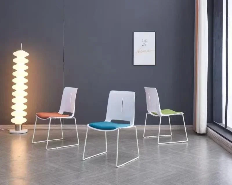 

'Wholesale modern design stackable Metal Office furniture training room conference chairs stacking plastic chair for sale