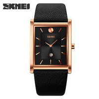Skmei Fashion Simple Men's Watch Waterproof Business Calendar Quartz Watch Men's Square Retro Belt Watch