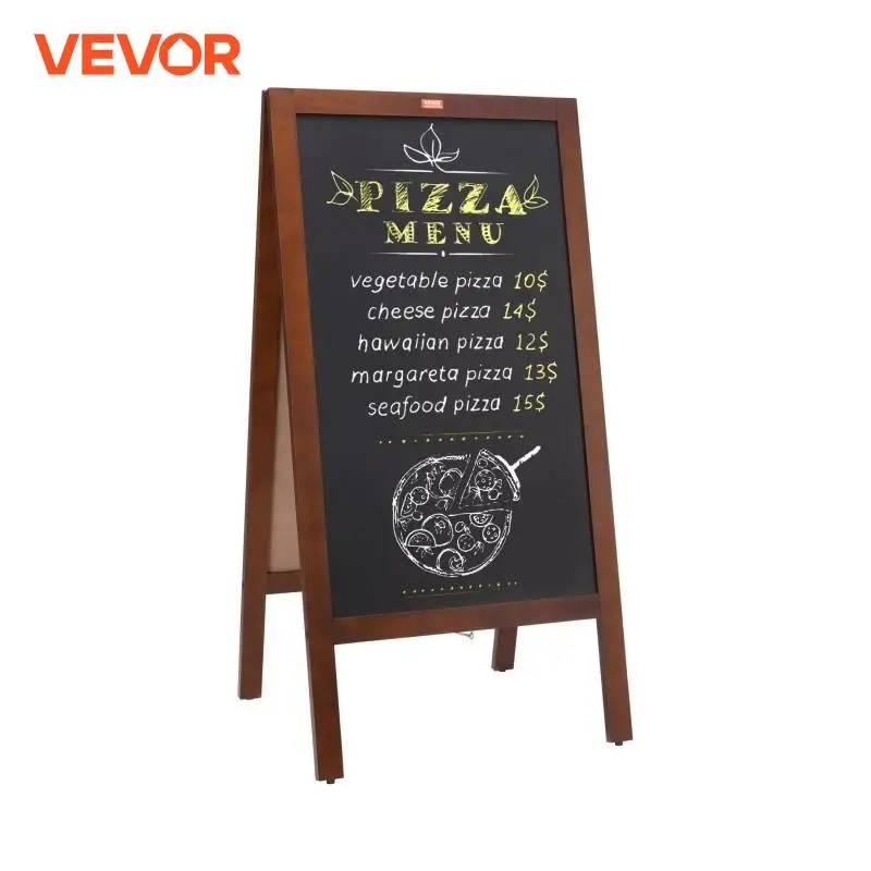 VEVOR-Quadro Magnético Dupla Face, A Frame, Menu Board, Placa para Restaurantes, Cafés, Casamentos, 20x40 polegadas