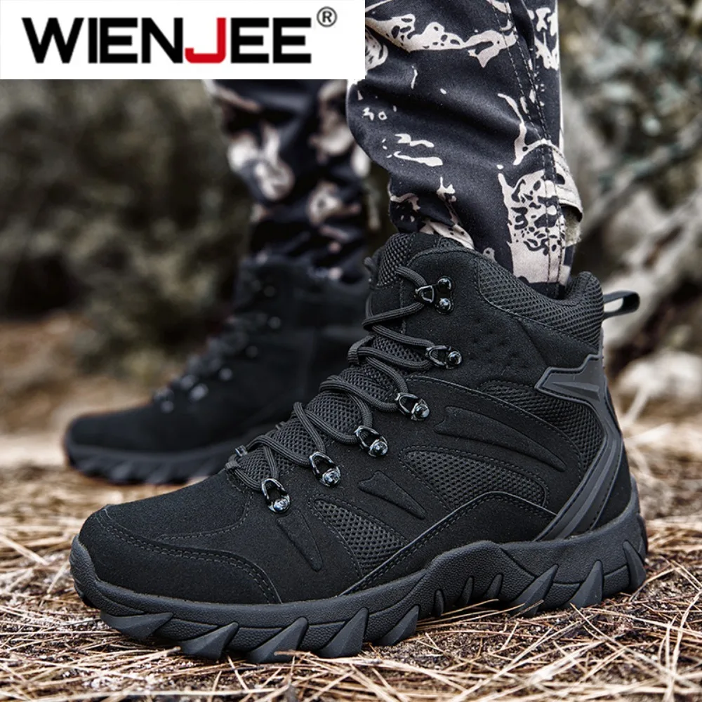 ترقية تكتيكات أحذية التدريب القتالية الذكور في الهواء الطلق التخييم مكافحة ارتداء الاستجابة السريعة حذاء للسير مسافات طويلة الصيد الصيد أحذية رياضية الرجال #5
