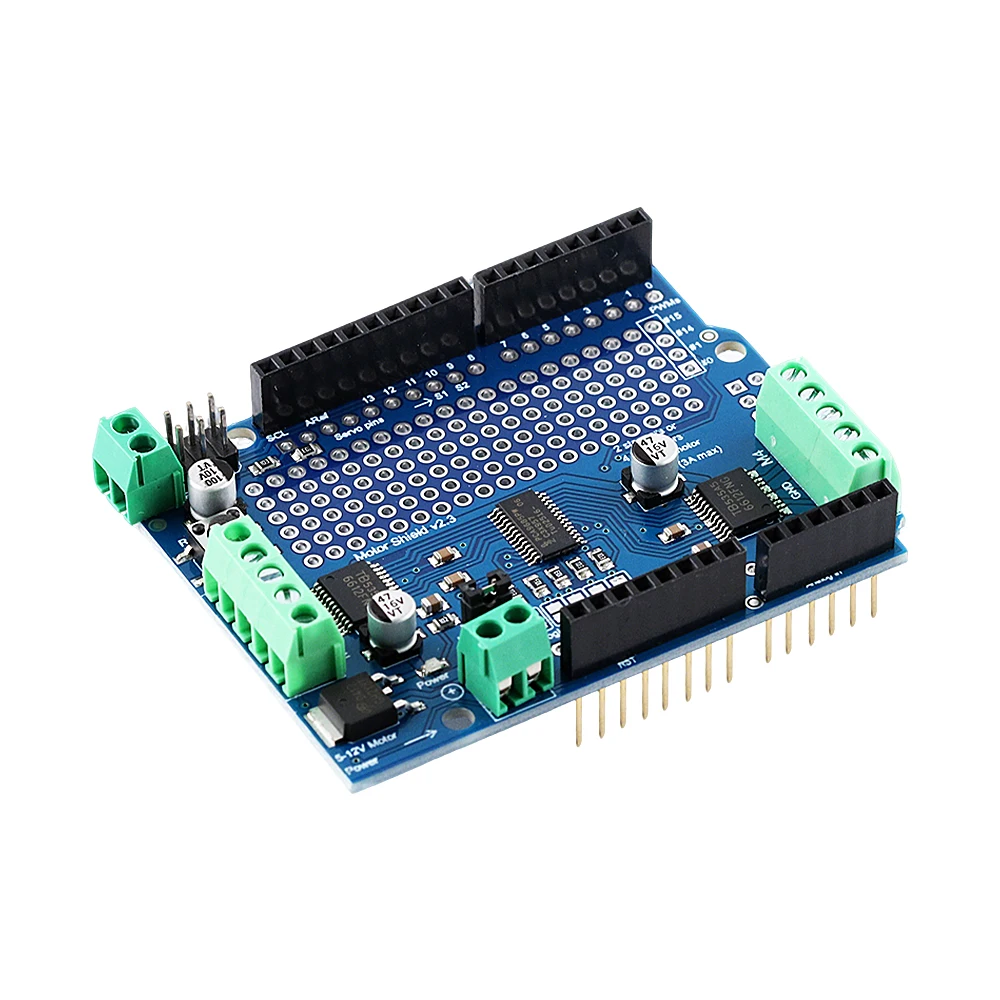 Motor Drive Expansion Board Shield V2 DC Stepper Motor Drive Module TB6612FNG I2C for Arduino Robot Mega R3