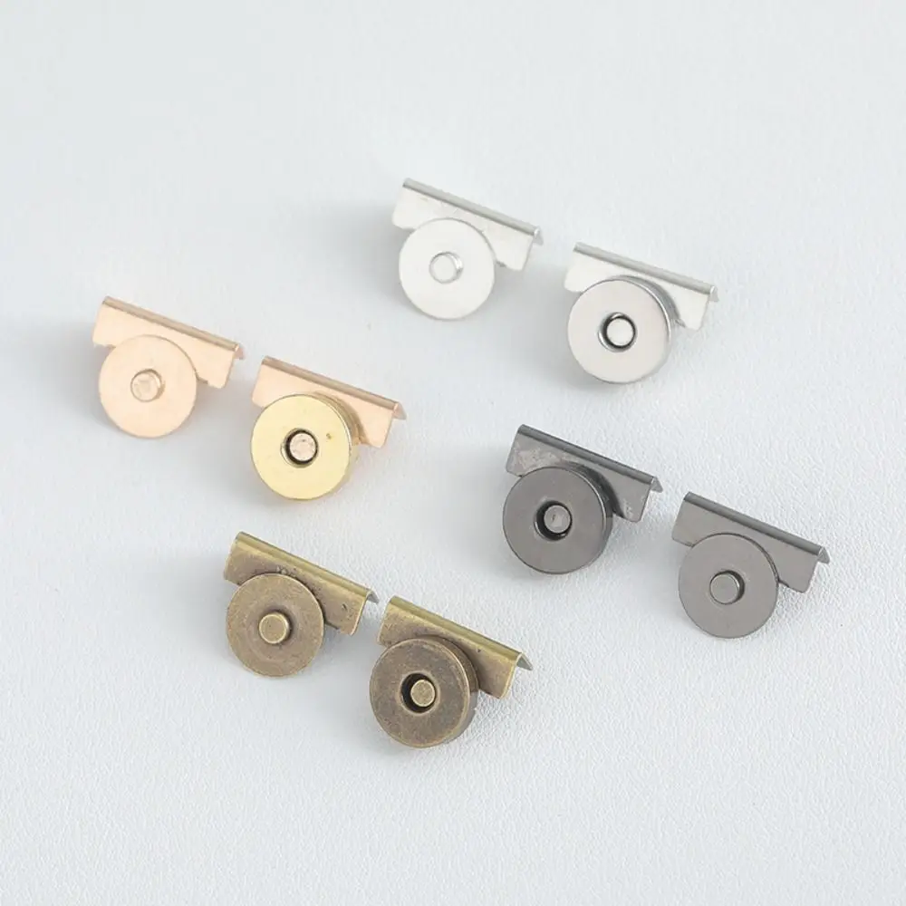 5Pairs 14/18mm Bag Buckle Accessories Self-Sewing DIY No-sew Button Buckle Wallet Craft Fasteners Clasps Buttons