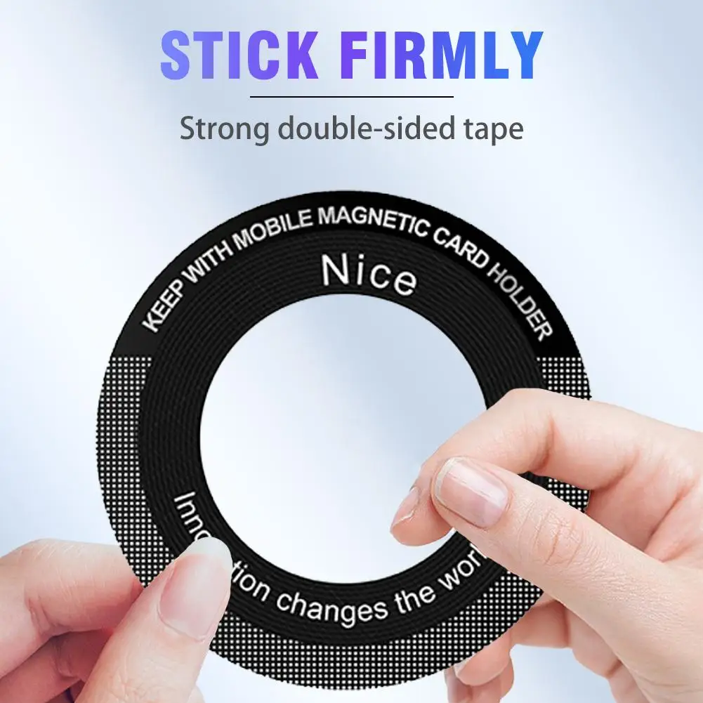 1pcs for MAGSAFE Mirror Magnet Sheet Wireless Charger Magnet Patch Car Phone Holder Sticker Universal Phone Accessories V4T4