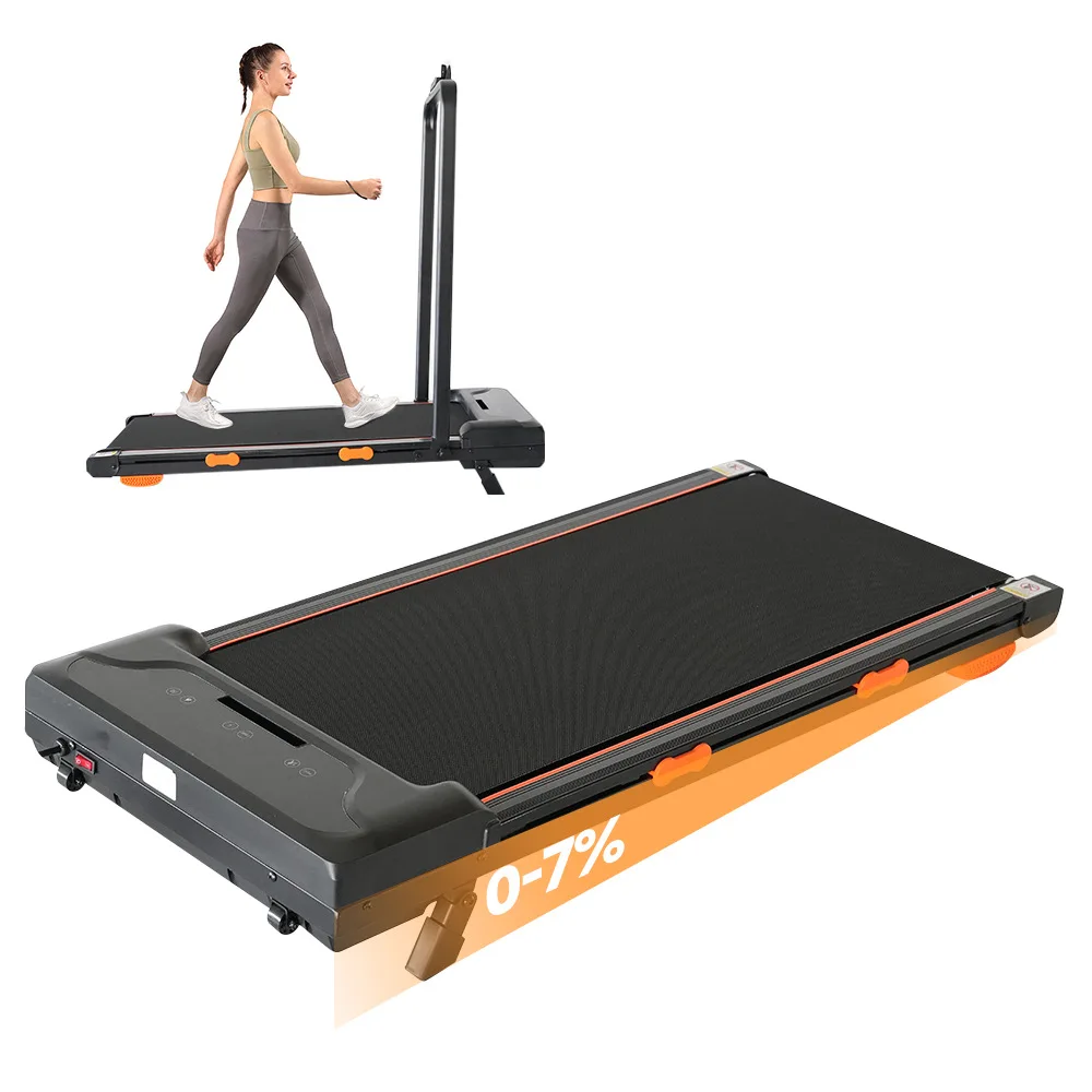 Ultra-thin Foldable Smart Walking Pad with Built-in Speaker, Cardio Workout Machine for Home & Office