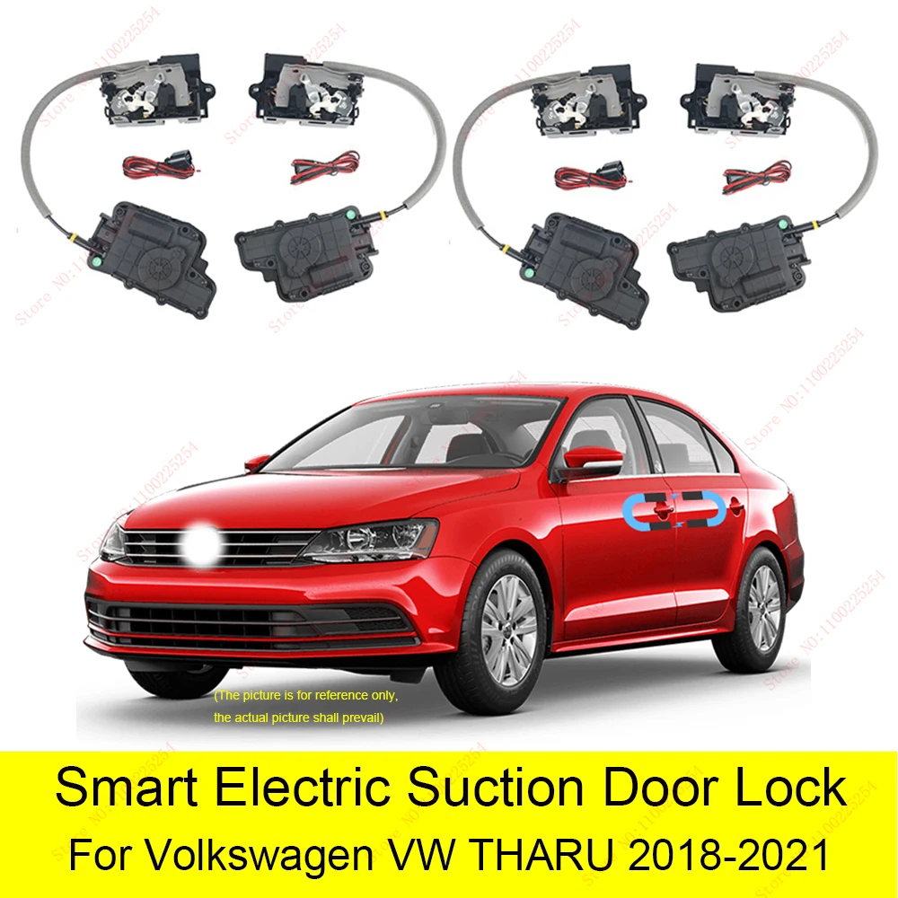 Smart Auto Electric Suction Door Lock for Volkswagen VW THARU 2018-2021  Automatic Soft Close Door Super Silence Vehicle Door