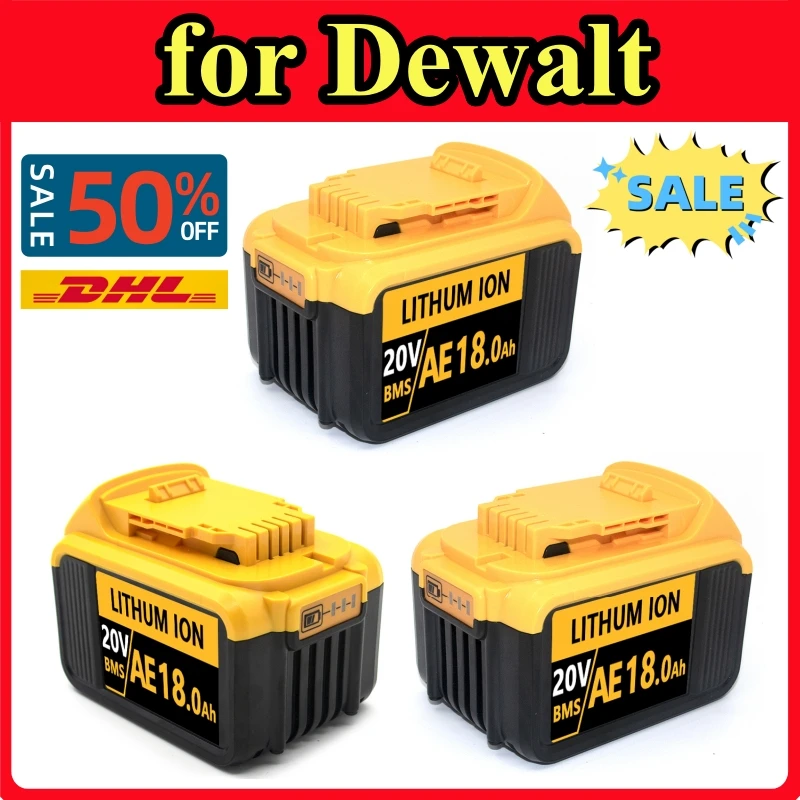 

FOR DeWalt batteries，Lithium Ion Battery ，power tool batteries, DCB200 MAX，DCB606，DCB205，DCB206，DCB209，DCB182，20V，60V，18000mAh