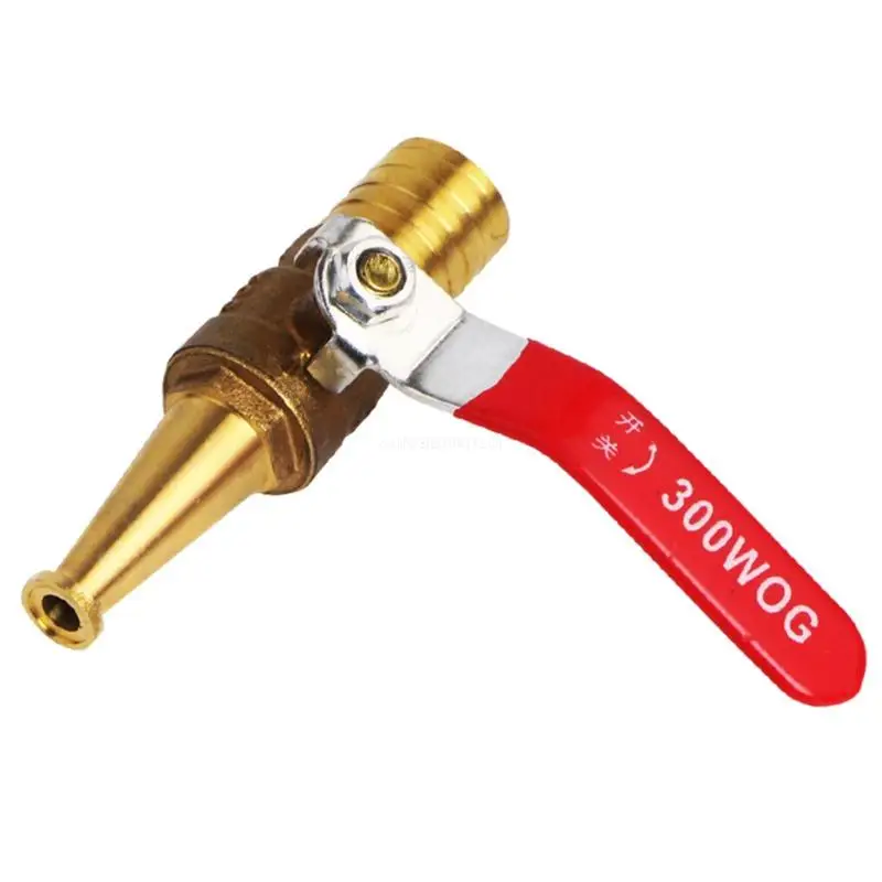 Garden Solid Brass Heavy Duty Adjustable Twist Hose Nozzle Jet Sweeper Nozzle Dropship