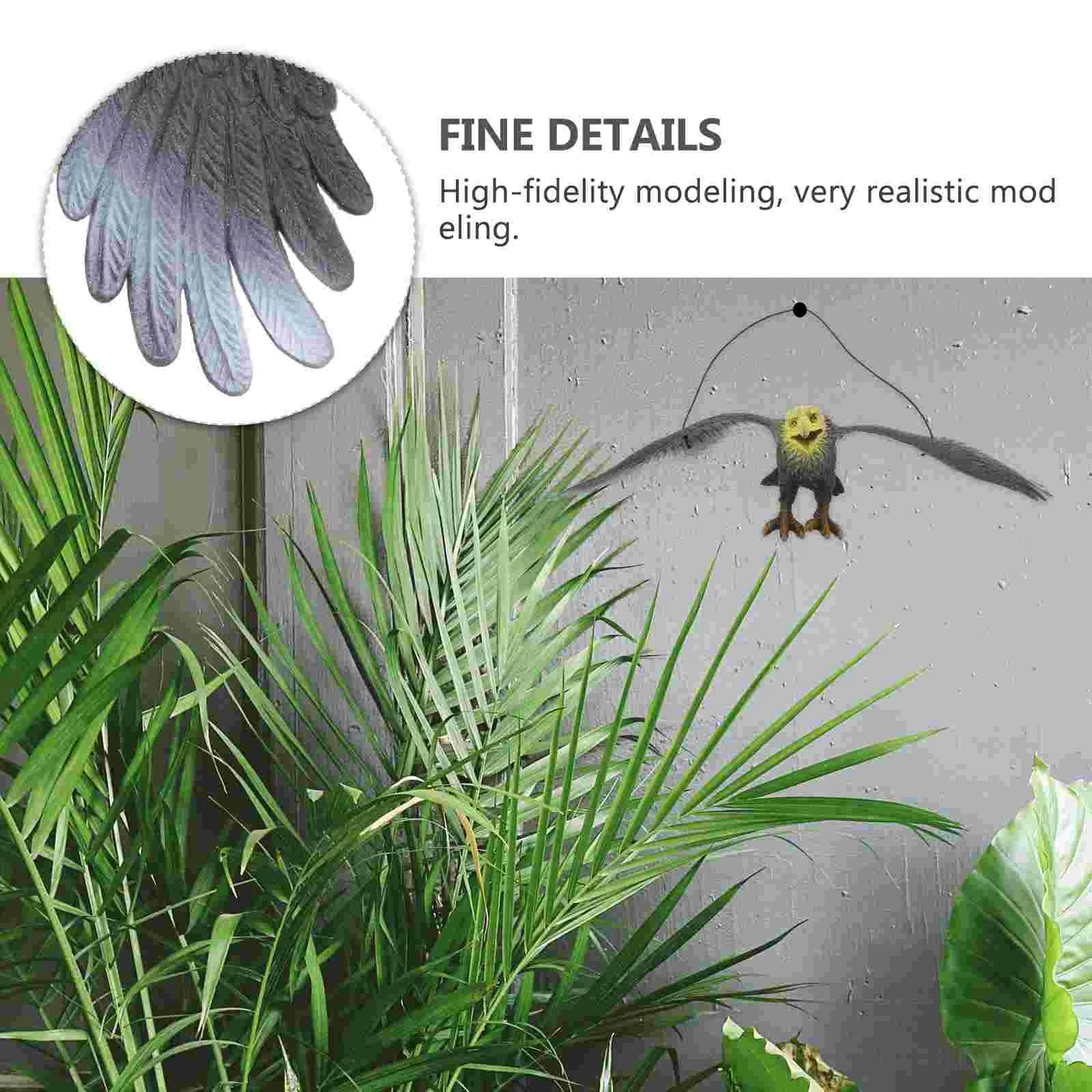 Simulation Eagle Toy Imitated Kids Animal Model Plaything Bird Expeller Pendant