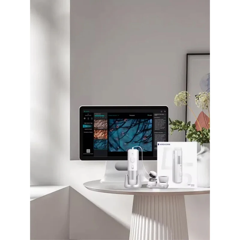 Détecteur de fuite de cheveux HD, Scanner de cuir chevelu, prévention de la perte de cheveux, analyseur de miroir capillaire, dispositif d'analyse de détection professionnel