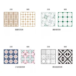 1/6 1/12 Doll House Model Furniture Accessories Flower Tile Double-Sided Color Floor Board Bjd Ob11 Gsc Blyth Soldier Lol Props