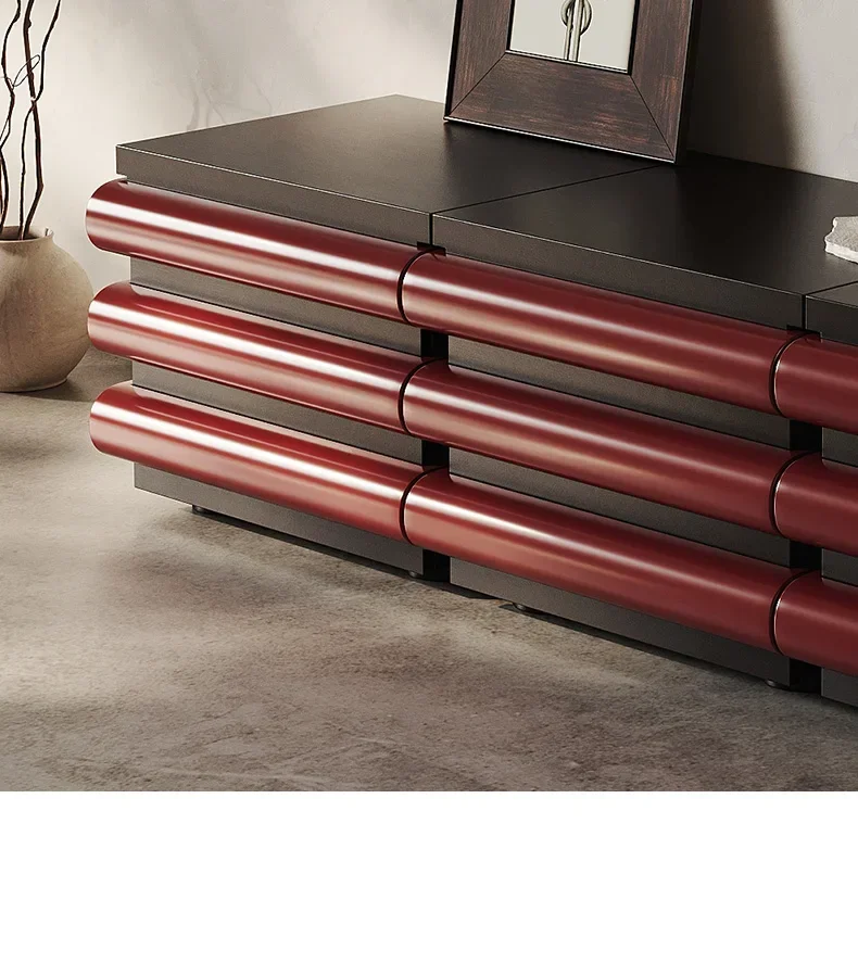 Дизайнерский шкаф на крыльце, итальянский минималистичный шкафчик для хранения, домашний обеденный шкаф, маленькая квартира, украшение для гостиной