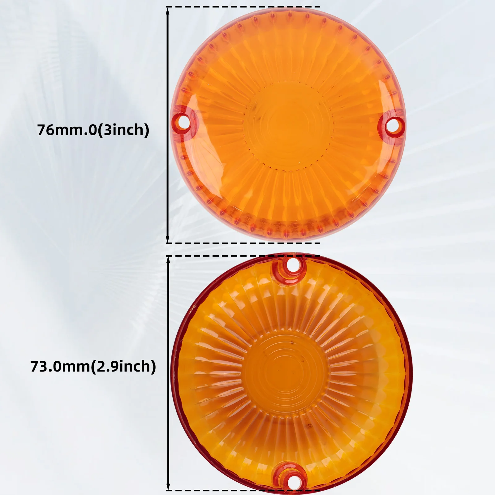 4/2Pcs Motorcycle Turn Signals Lens Cover Smoke/Clear/Amber For Yamaha V Star 650 1100 Vmax 1200 1700 Indicator Indicator Covers