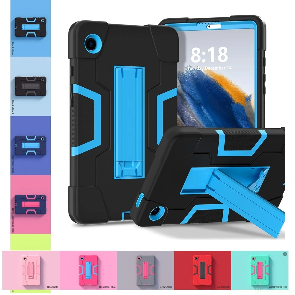 For Samsung Galaxy Tab A9 8.7 X115N 2023 A7Lite T220 T307 T290 8 Kids Tablet Case Rotation Handle Stand Shockproof Rugged Cover