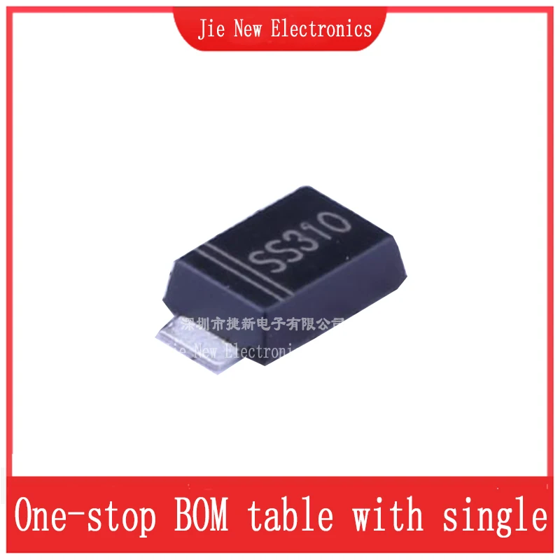100PCS  M7F SS14F SS24F SS34F SS54F SS16F SS26F SS36F SS56F SS110F SS310F SS510F RS1MF RS2MF ES1DF ES1JF SMAF Diode DO-214AC