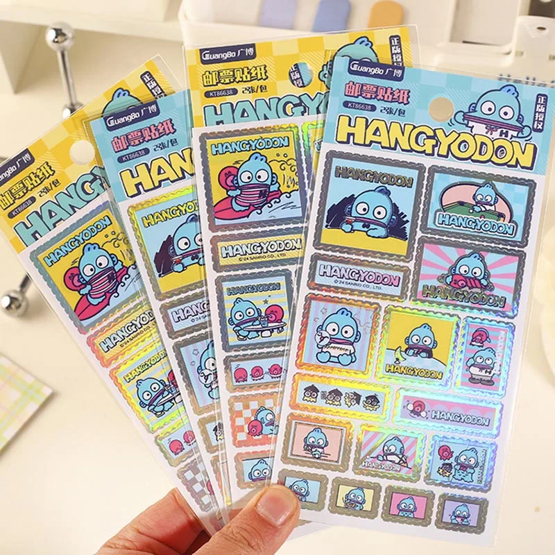 

24 шт./партия, наклейки Sanrio Hangyodon для скрапбукинга